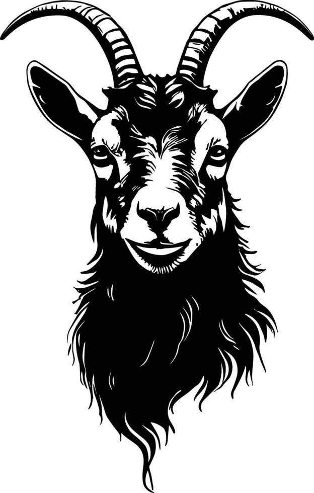 goat silhouettes, Goat vector