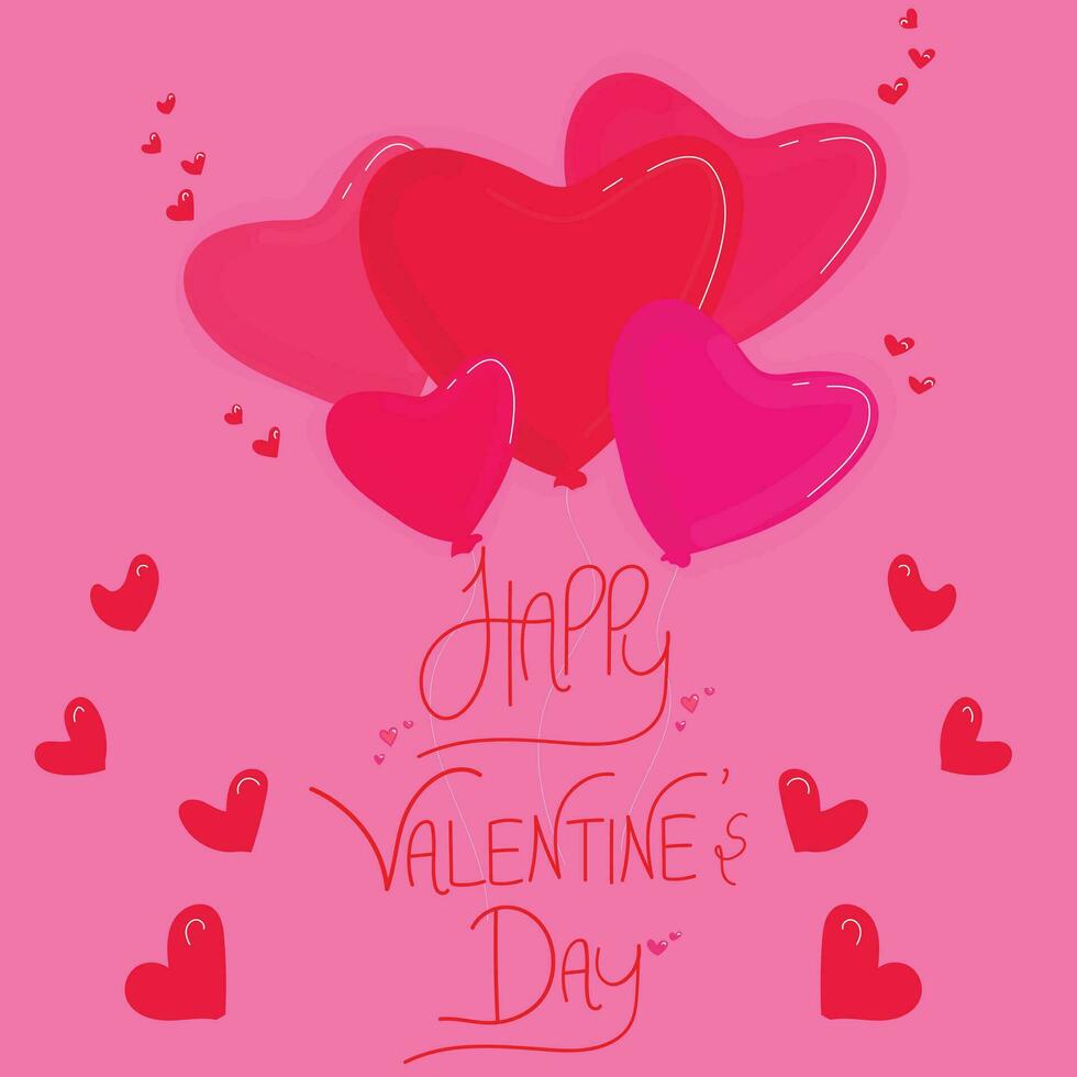 Valentine's Day Poster vector