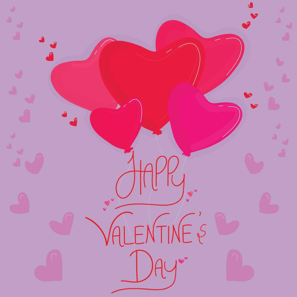 Valentine's Day Poster vector