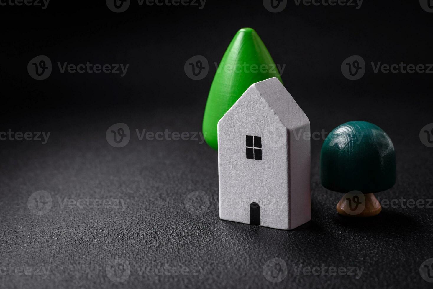 A small wooden house as an idea for investing in your own home photo