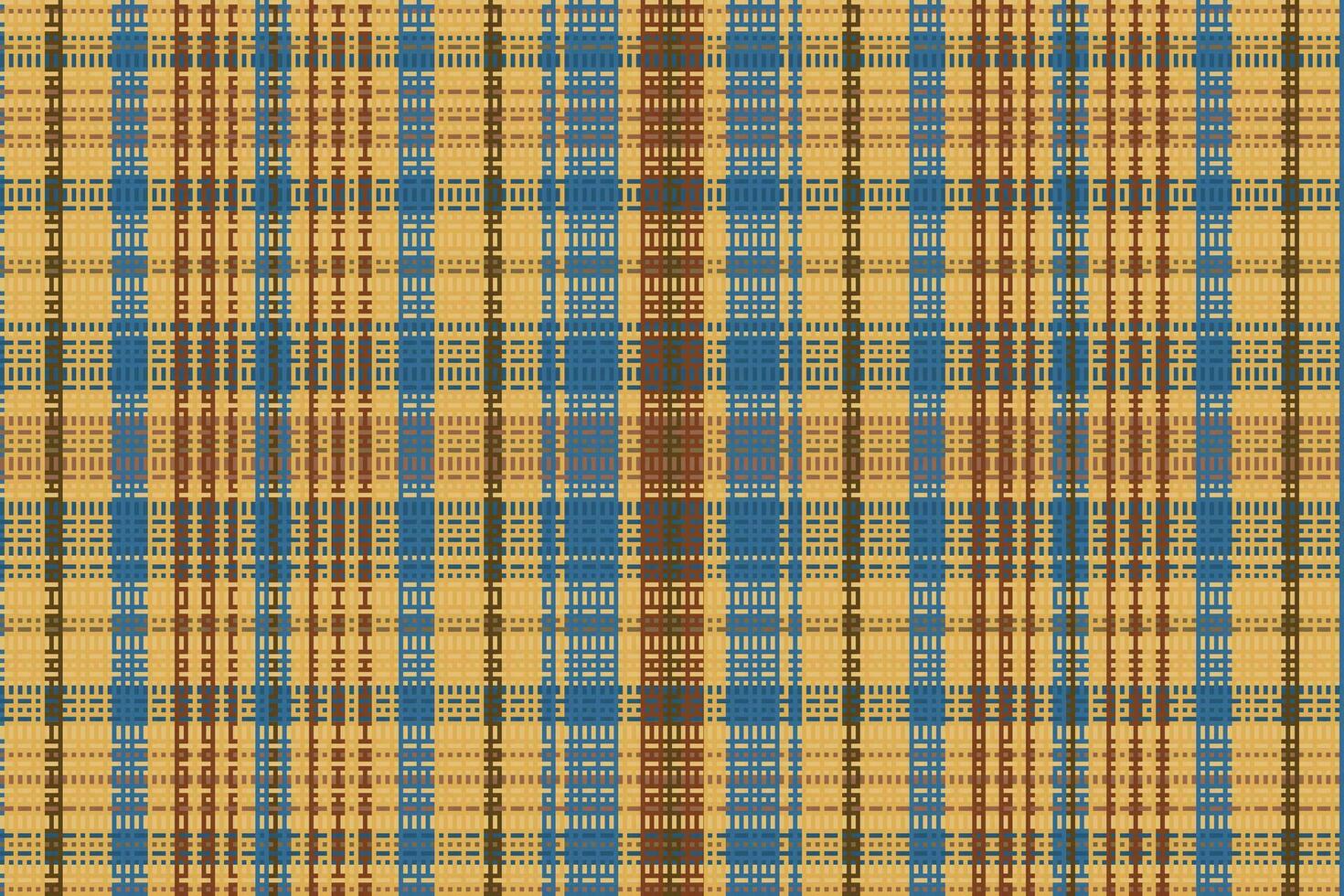 Tartan plaid pattern with texture and summer color. vector