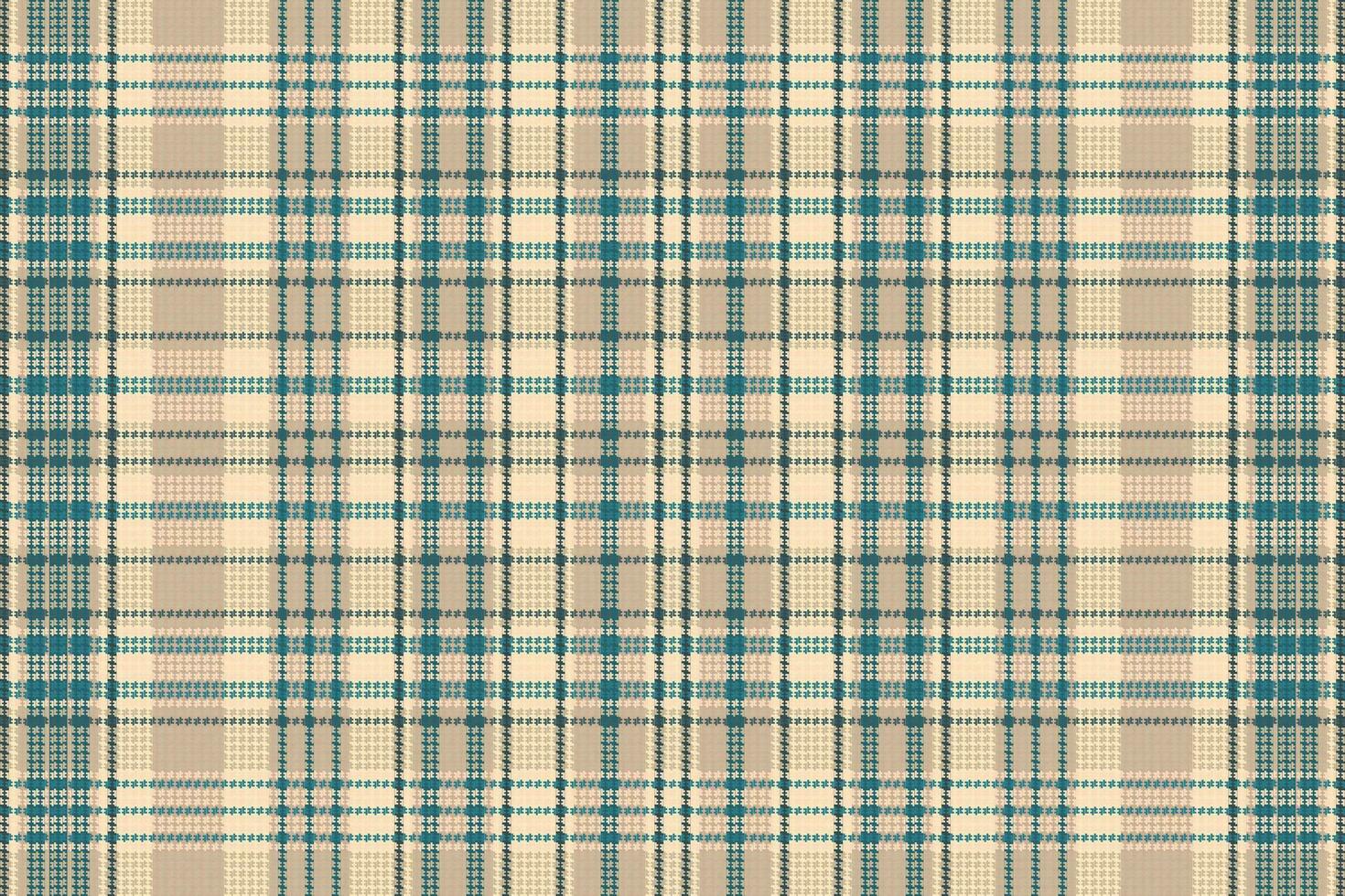 Tartan plaid pattern with texture and summer color. vector