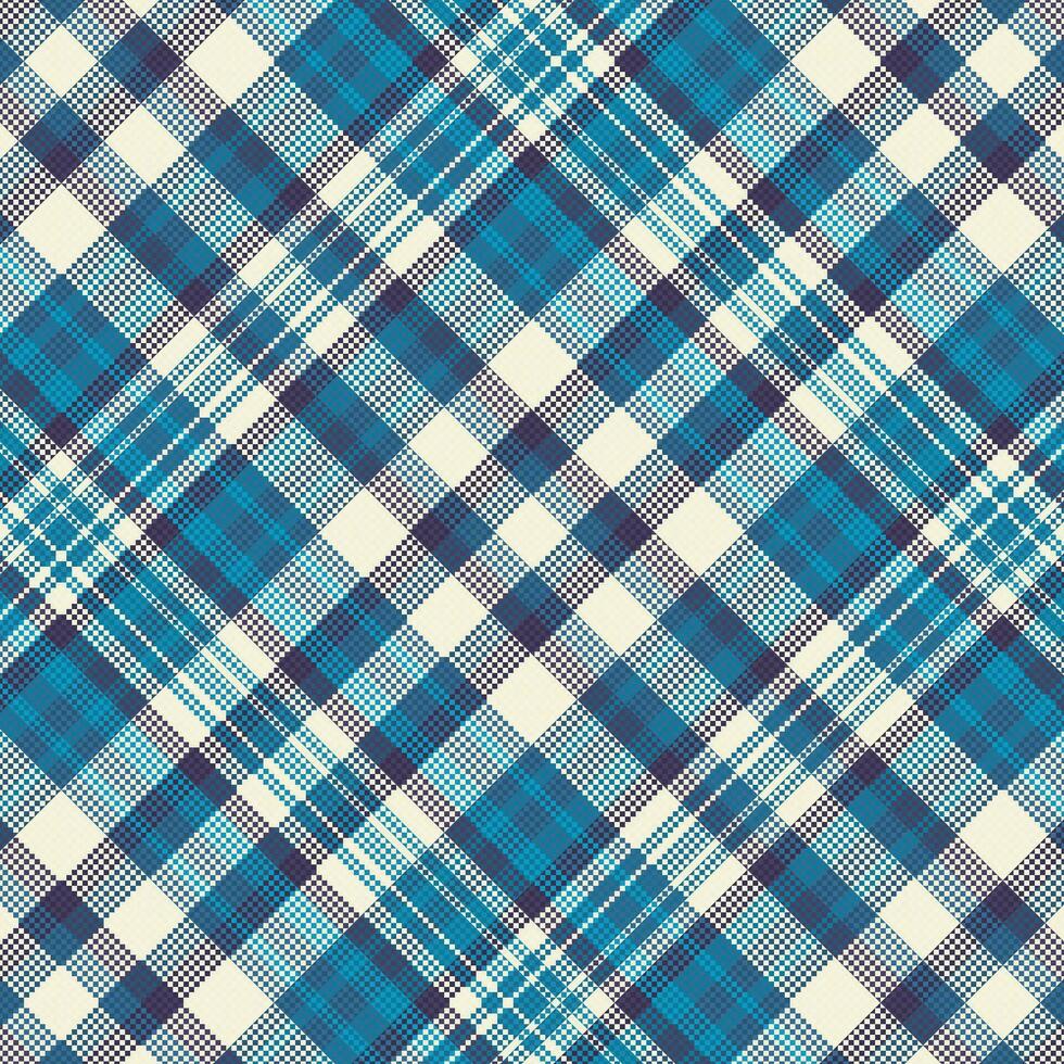 Tartan plaid pattern with texture and summer color. vector