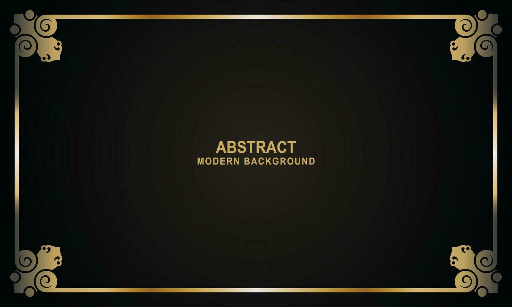 Luxury border background. Vector illustration.