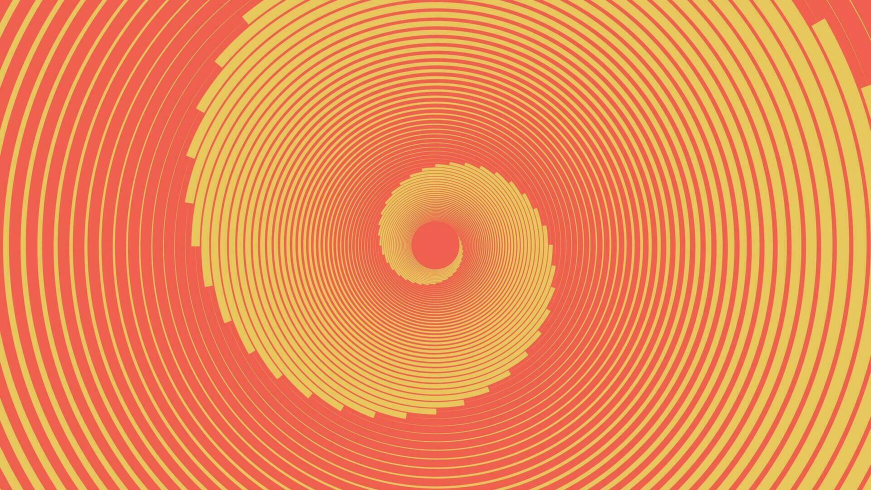 Abstract spiral retro color spinning vortex background. vector