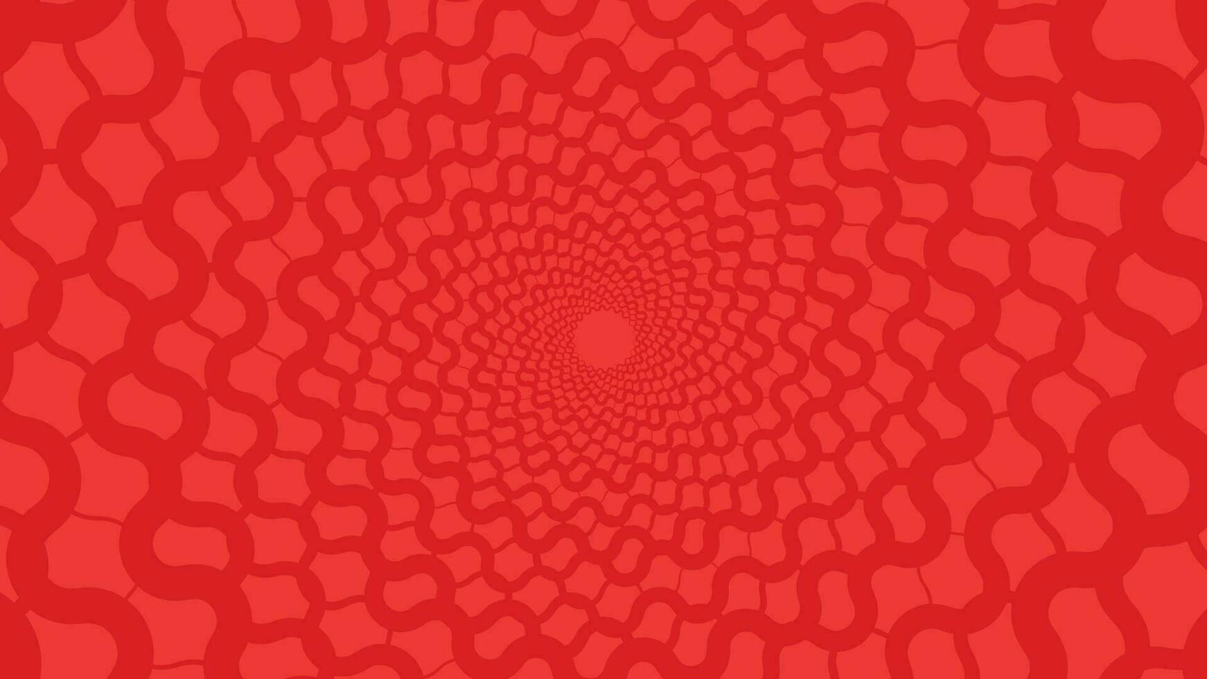 Abstract spiral round vortex style red and white background. This simple spinning style background can be used as valentine love background. vector