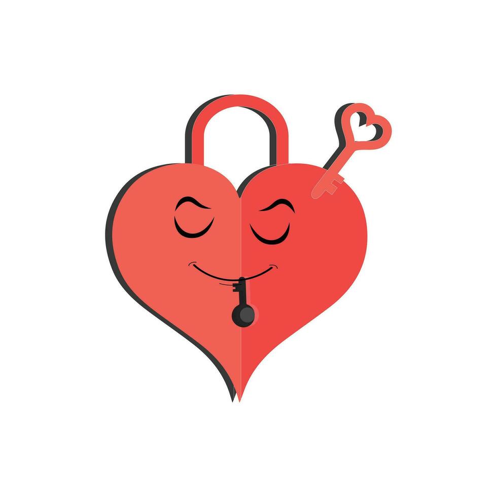 Heart funny cartoon character different pose. Cartoon red heart character with funny face. Happy cute heart emoji set. Love vector illustration. Valentine Day card