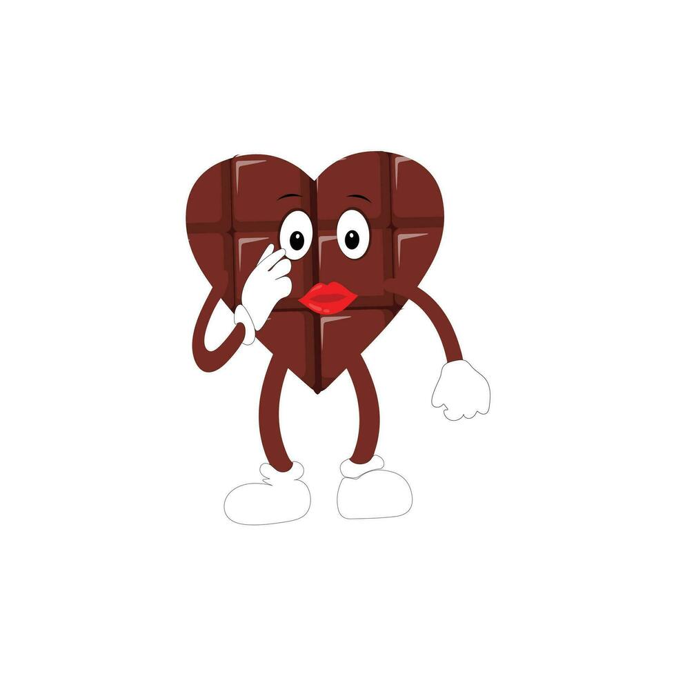 love heart cartoon with many expressions. different love heart activity vector illustration flat design. smart love heart for children story book.