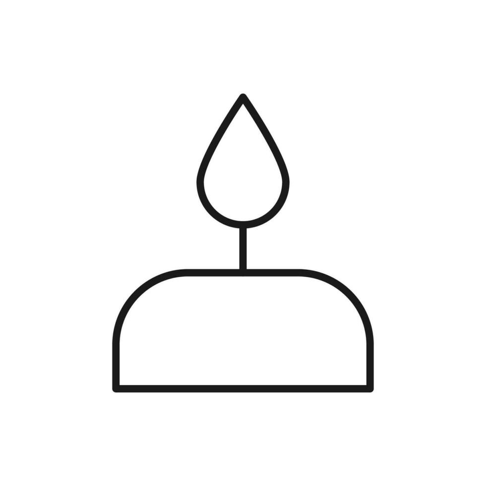 Cupcake Vector Line Icon for Adverts. Suitable for books, stores, shops. Editable stroke in minimalistic outline style. Symbol for design