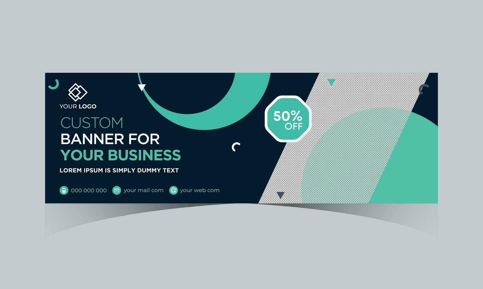 Abstract banner design web template. Gradient cover header background for website design, Social Media Cover ads banner, flyer, invitation card, annual report, backdrop, brochure, poster vector