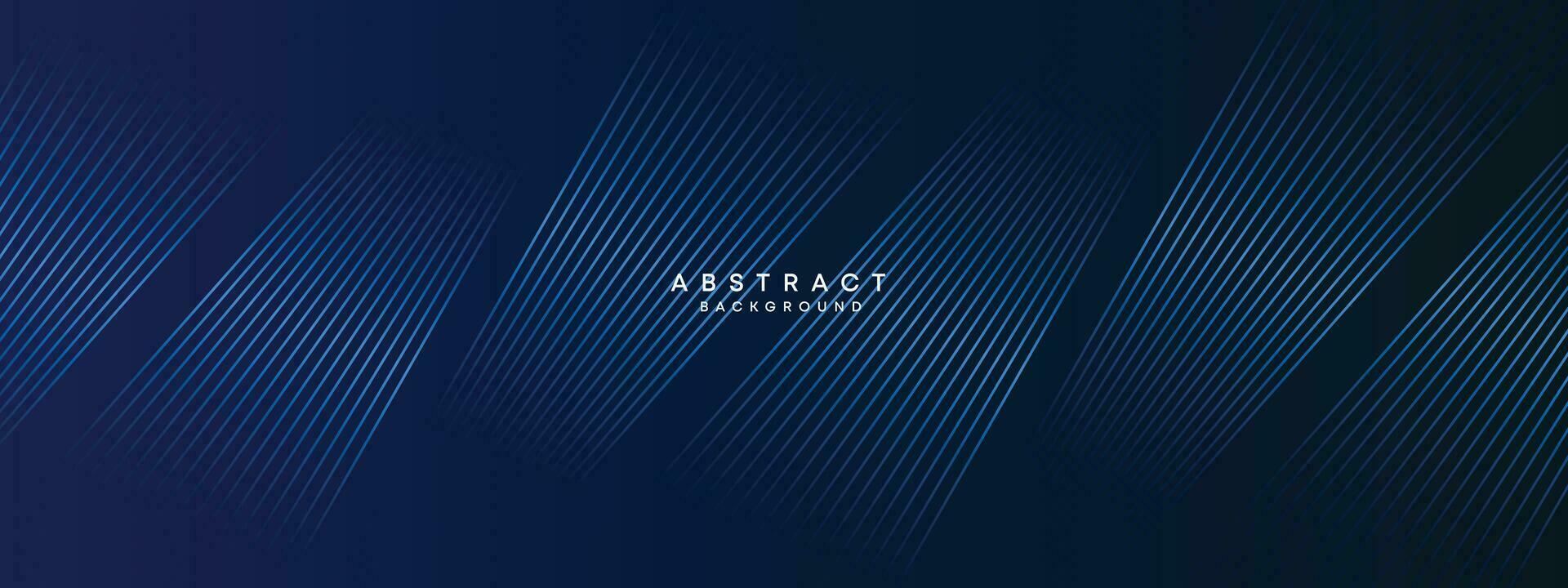 Abstract Dark Blue Waving circles lines Technology Background. Modern gradient with glowing lines shiny geometric shape and diagonal, for brochure, cover, poster, banner, website, header vector