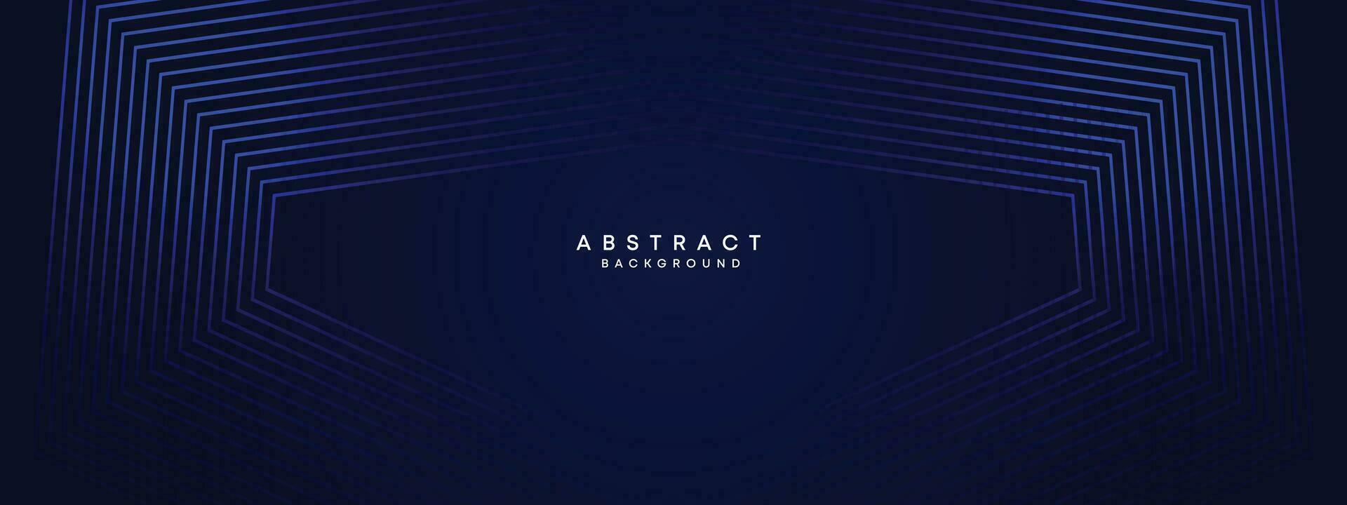 Abstract Dark Blue Waving circles lines Technology Background. Modern gradient with glowing lines shiny geometric shape and diagonal, for brochure, cover, poster, banner, website, header vector