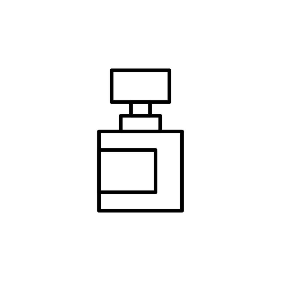 Perfume Outline Pictogram For Design, Infographics, Apps vector