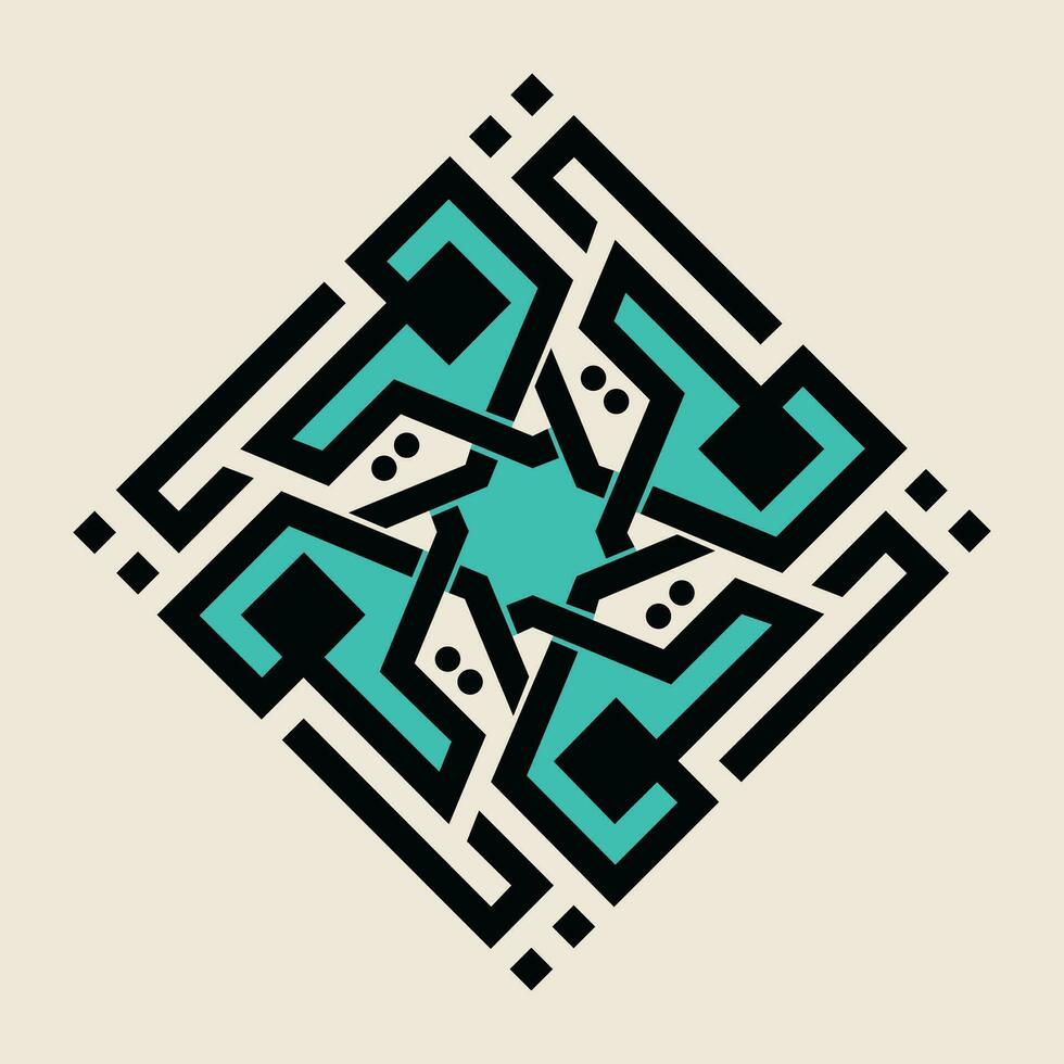 Vector Illustration of Arabic geometric Ornament