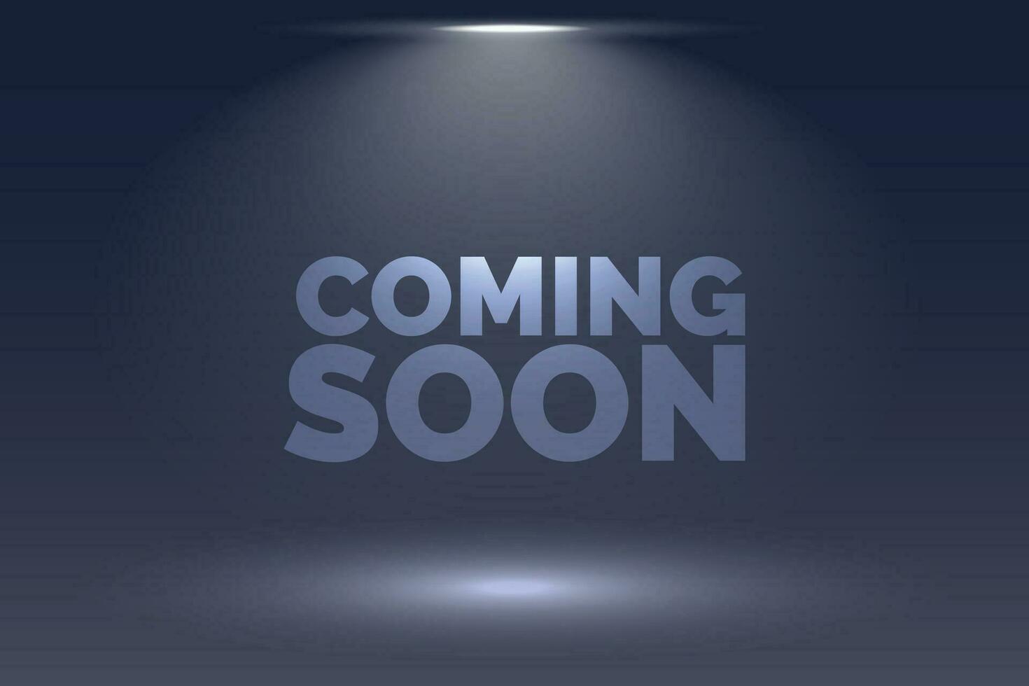 coming soon background with focus light effect vector