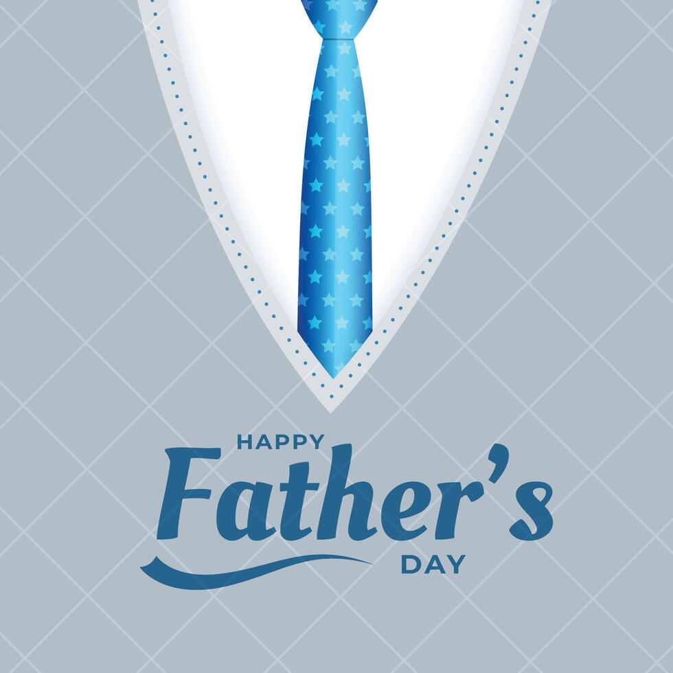 happy fathers day holiday greeting vector