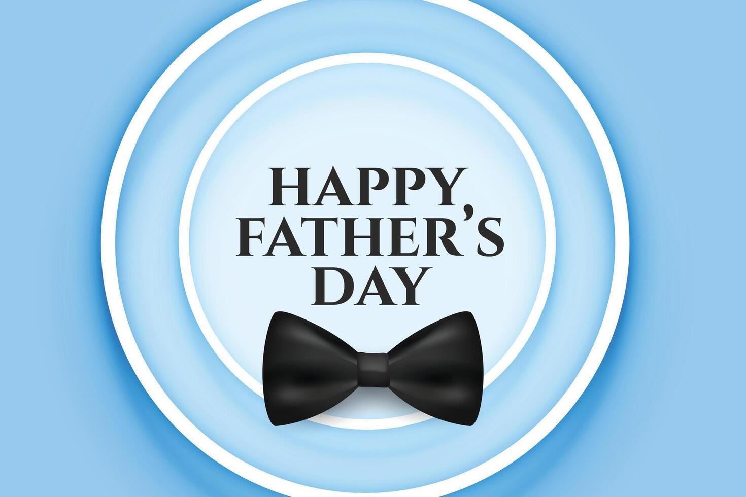 minimal style happy fathers day background vector