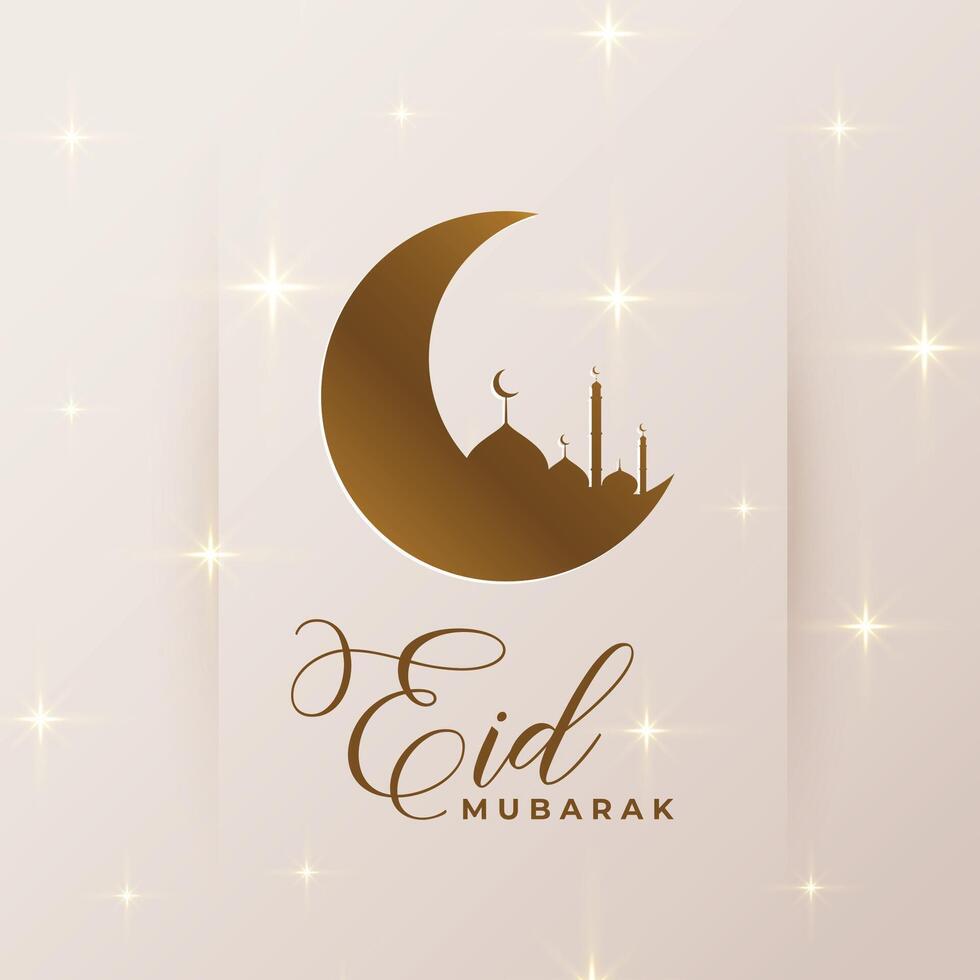 eid Mubarak santo festival antecedentes diseño vector