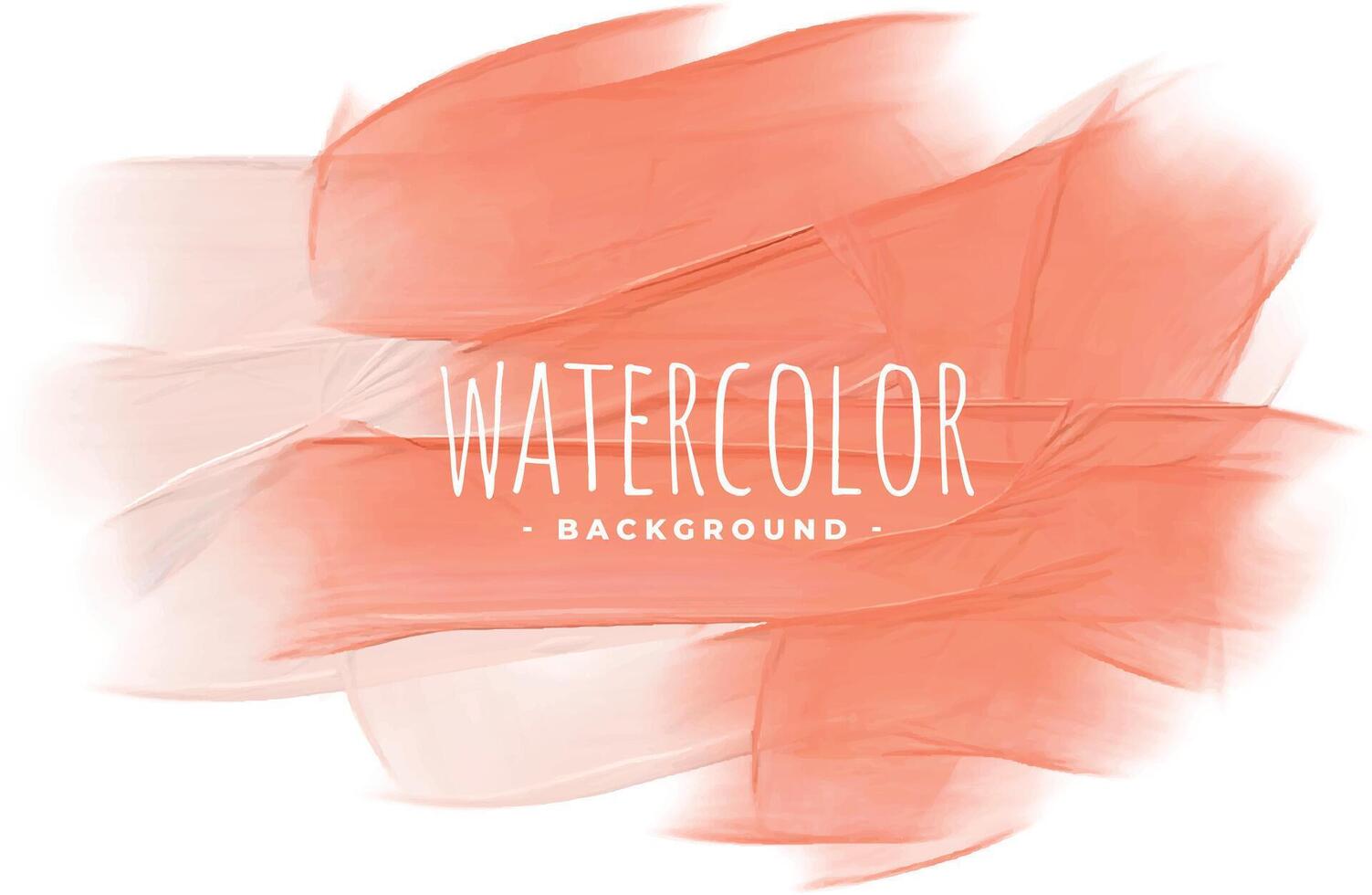 pastel peach pink orange watercolor texture background vector