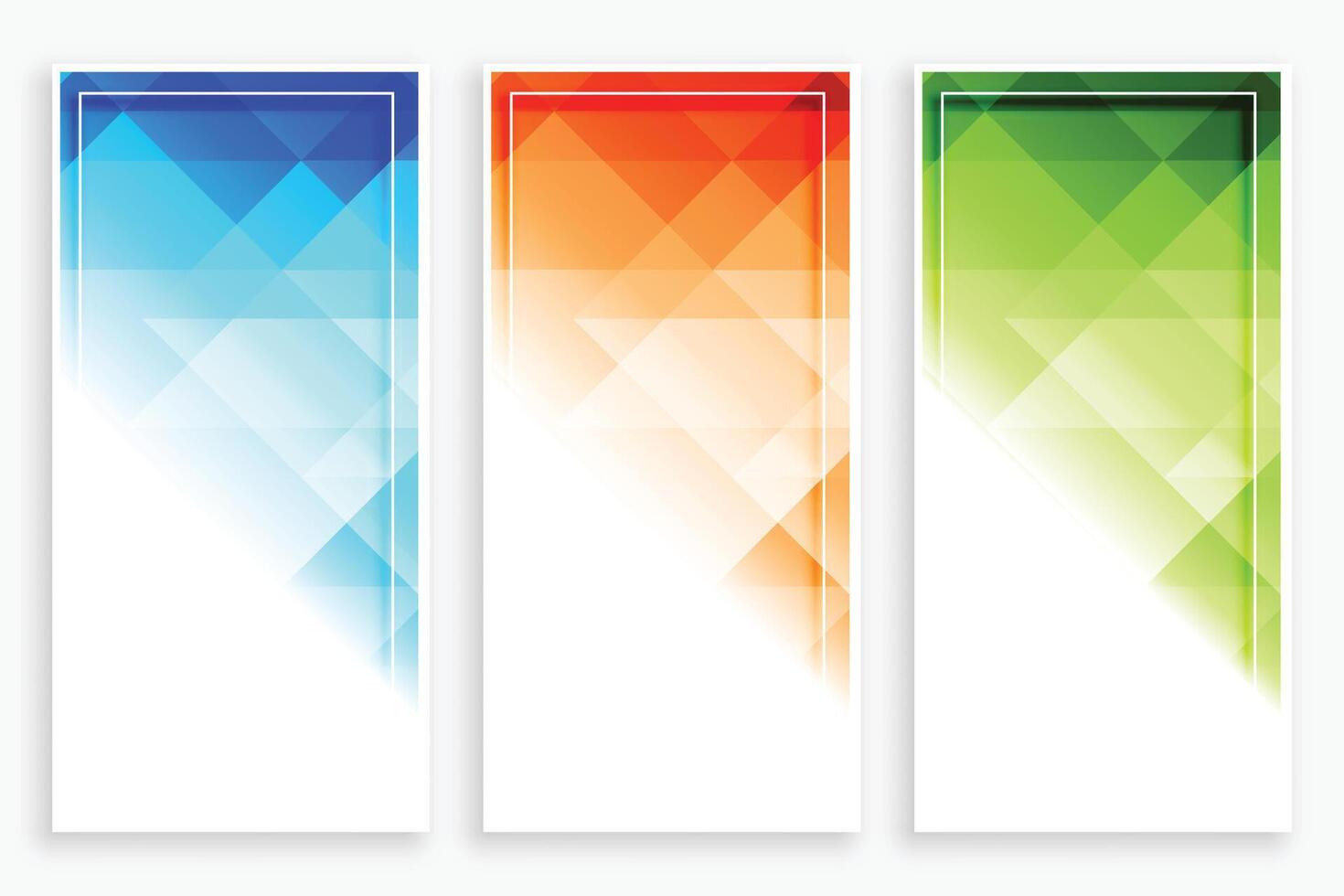 business style modern vertical abstract banner vector