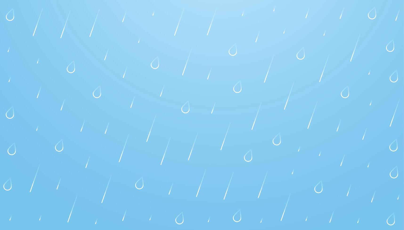 cielo antecedentes con lluvia gotas vector