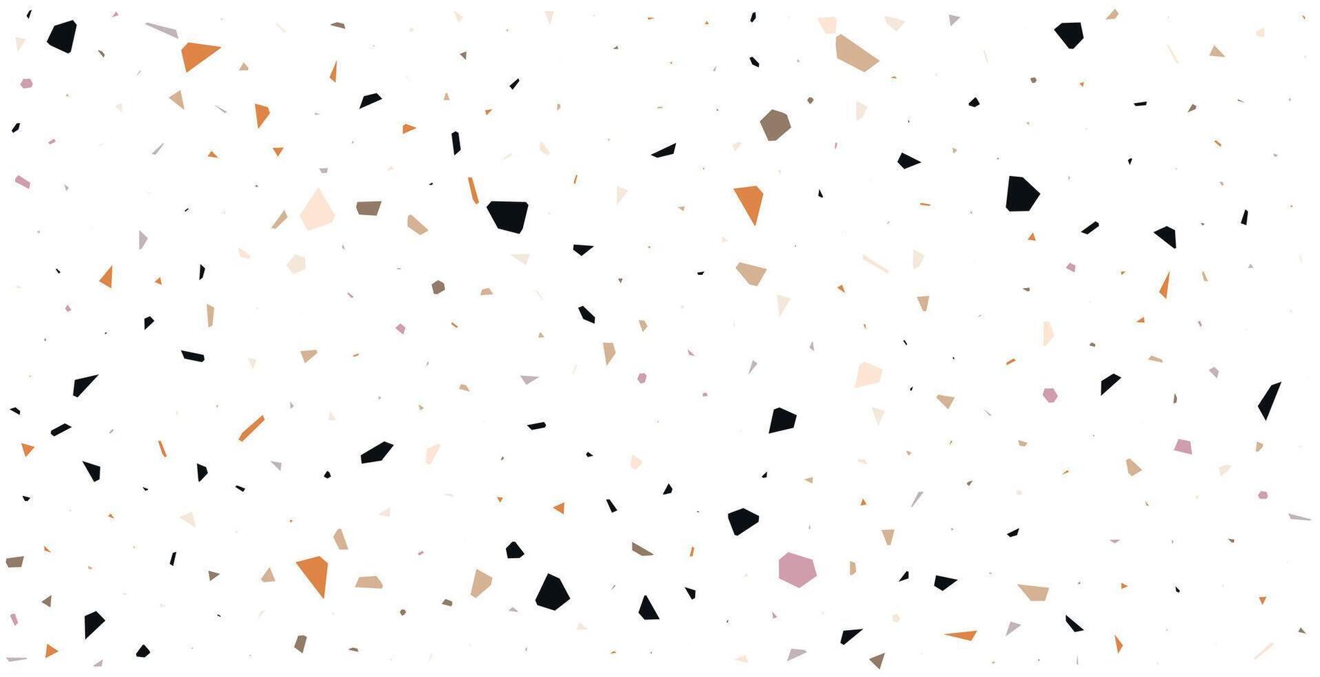 white terrazzo pattern texture background vector