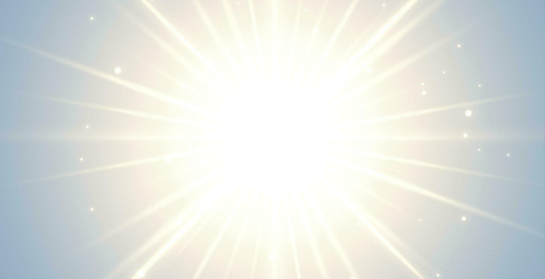 glowing background with bursting rays vector