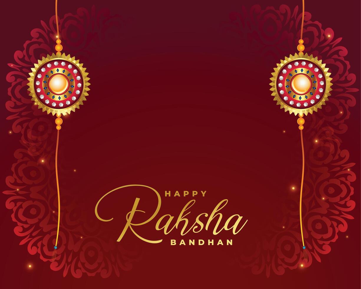 raksha bandhan indian festival background design vector