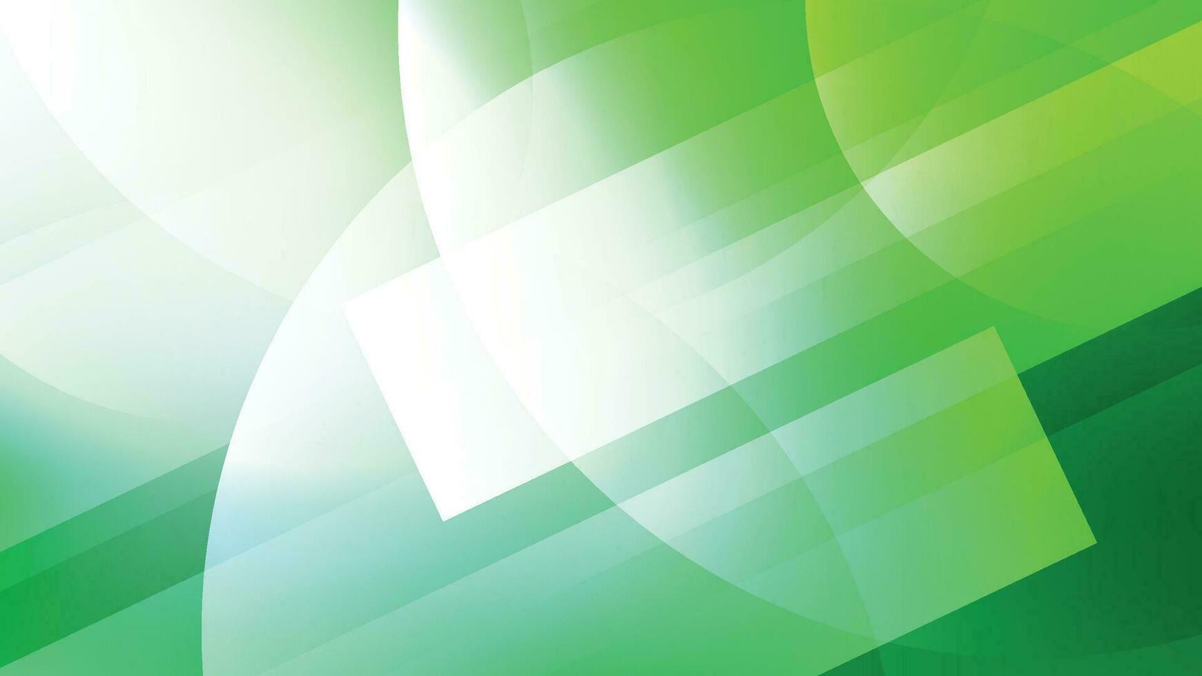 abstract green background with modern geometric shape design vector