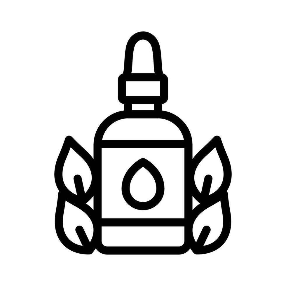 essential oil icon or logo design isolated sign symbol vector illustration - high quality line style vector icon