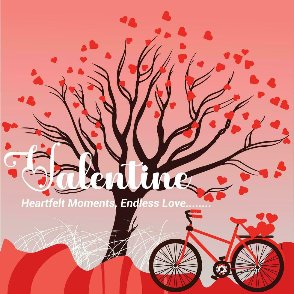 Heartfelt Moments, Endless Love happy valentine...... vector