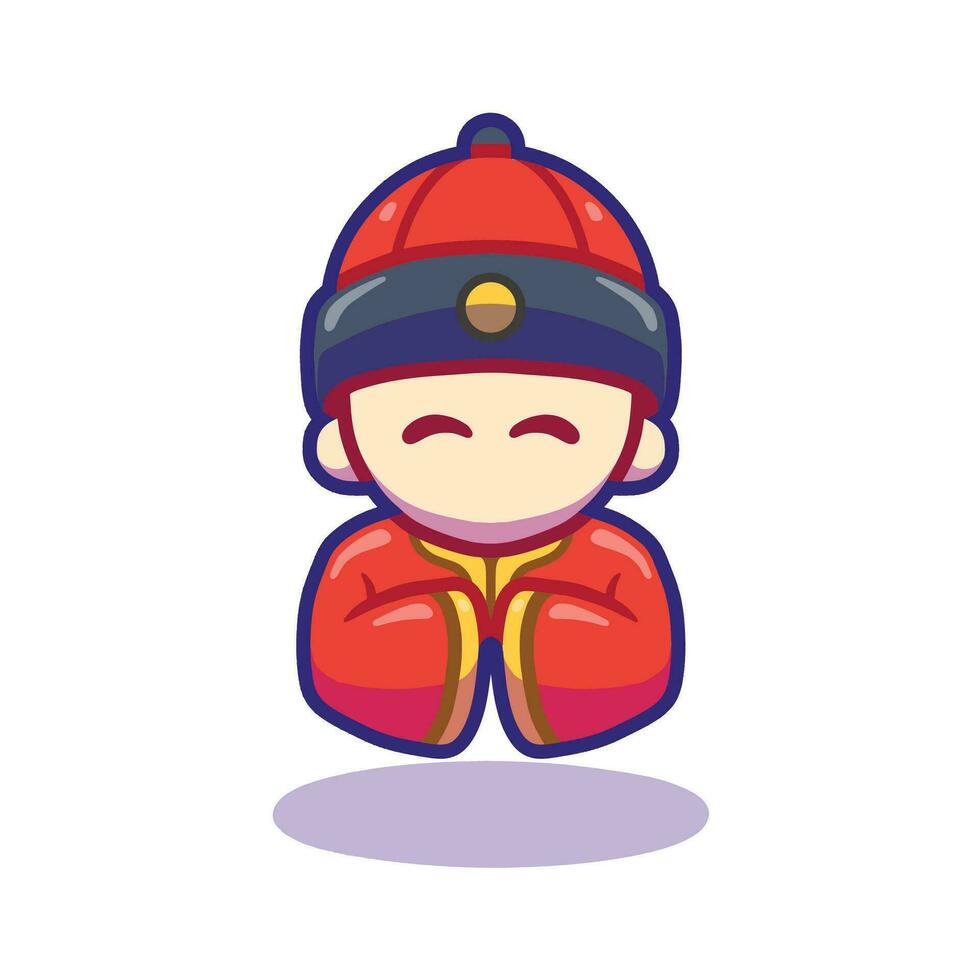 free vector chinese male icon. chinese New Year