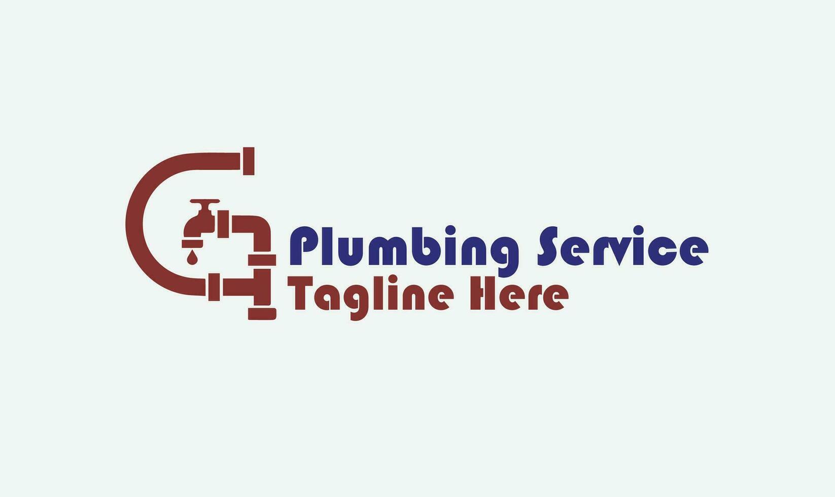 vector plumbing logo design