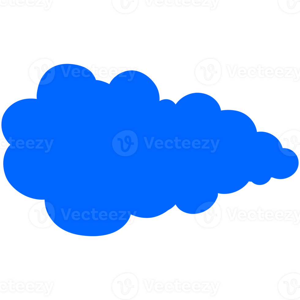 einfach süß Karikatur Design von Wolken. png