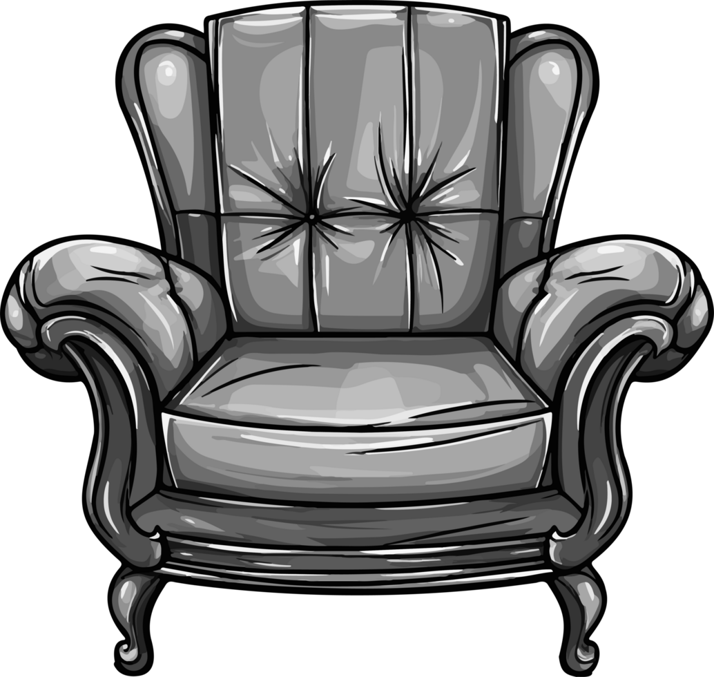 ai généré bras chaise clipart conception illustraion png