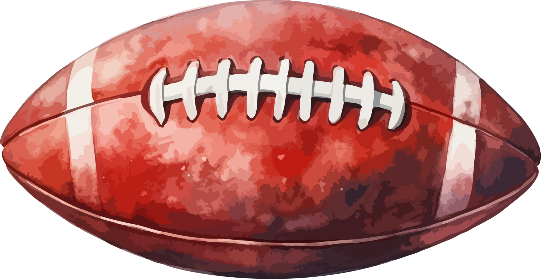 ai generiert amerikanisch Fußball Ball Clip Art Design Illustration png