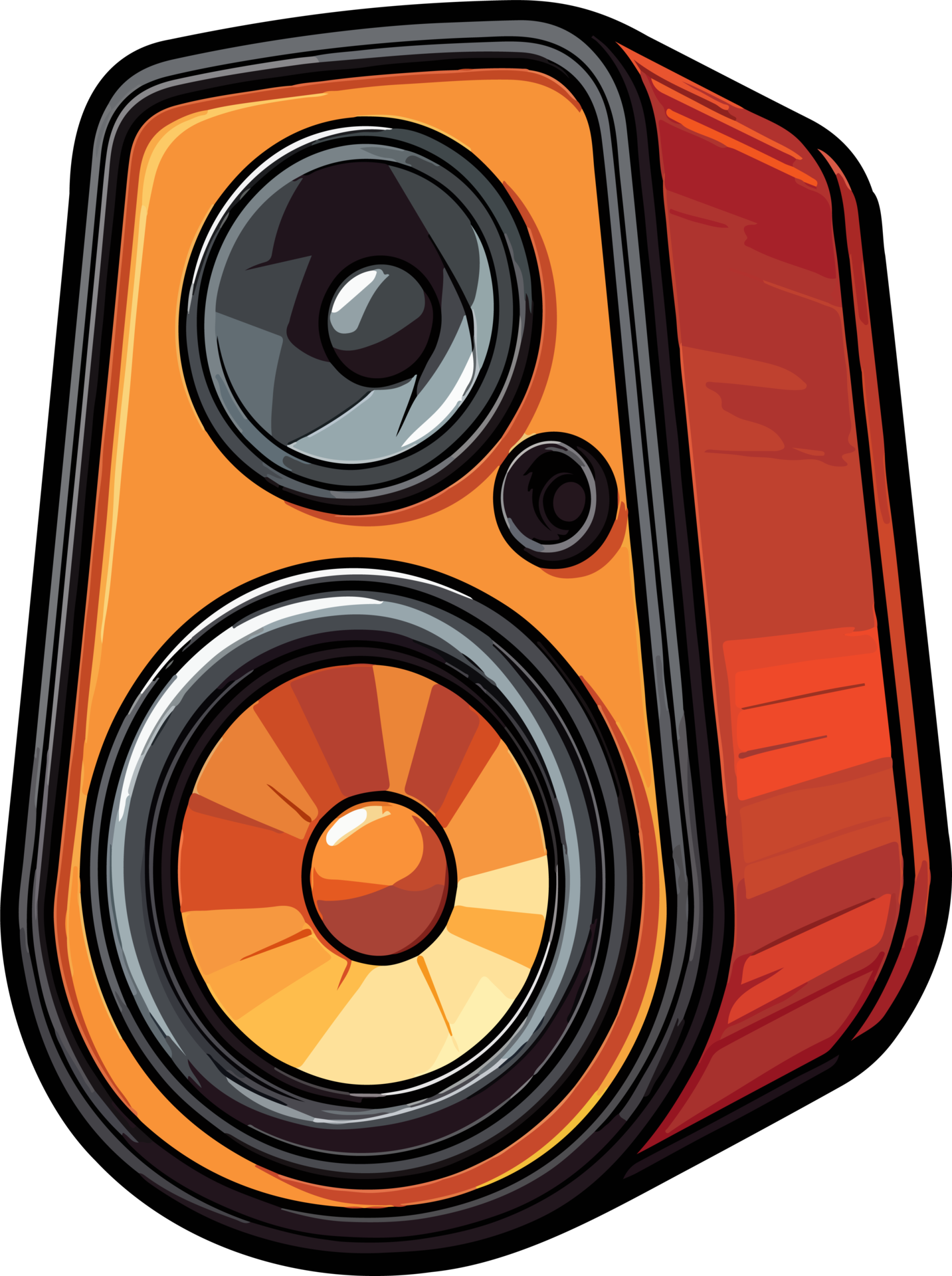AI generated Audio speaker clipart design illustration 36518742 PNG