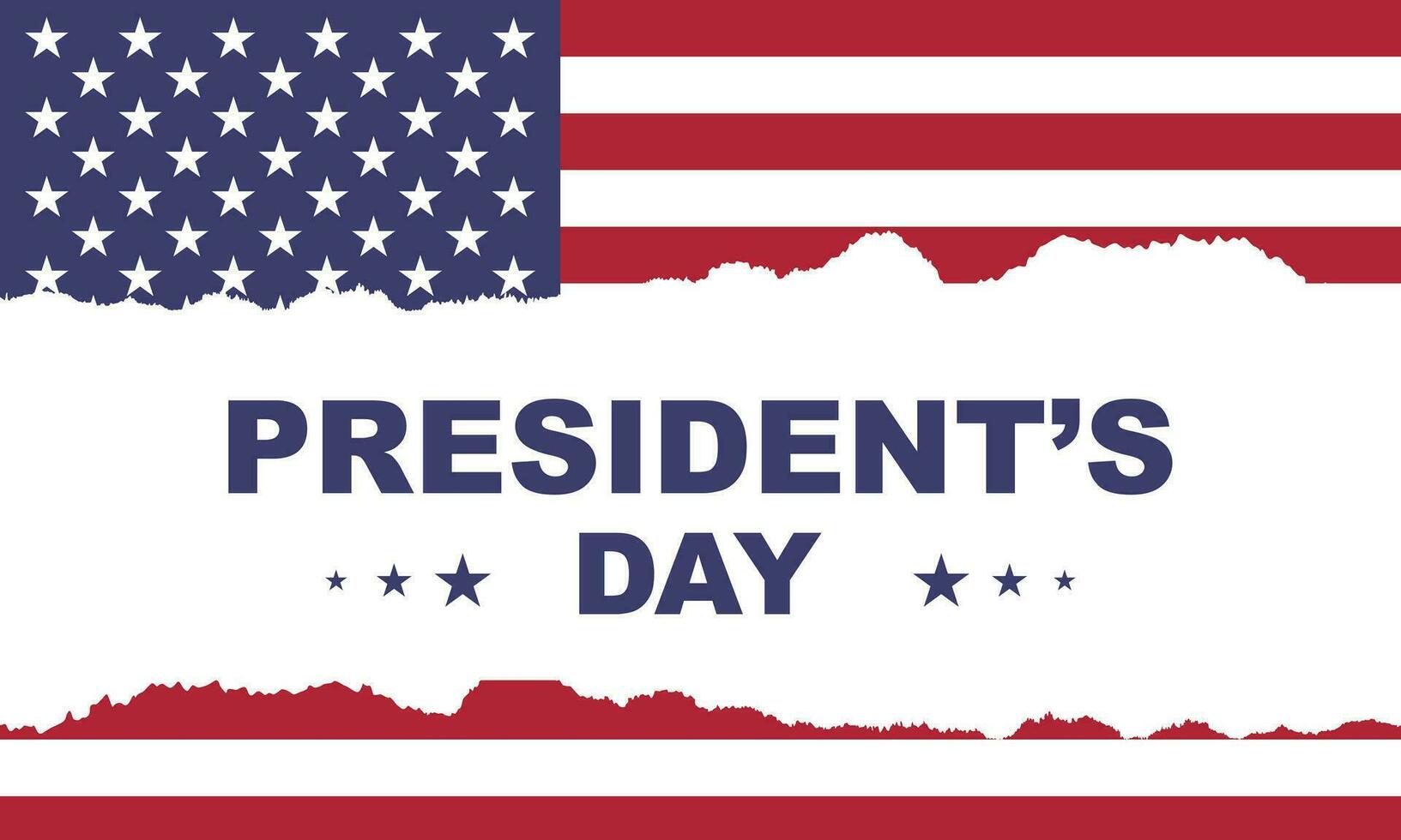 President's Day Background Design. Banner, Poster, Greeting Card. Vector Illustration.