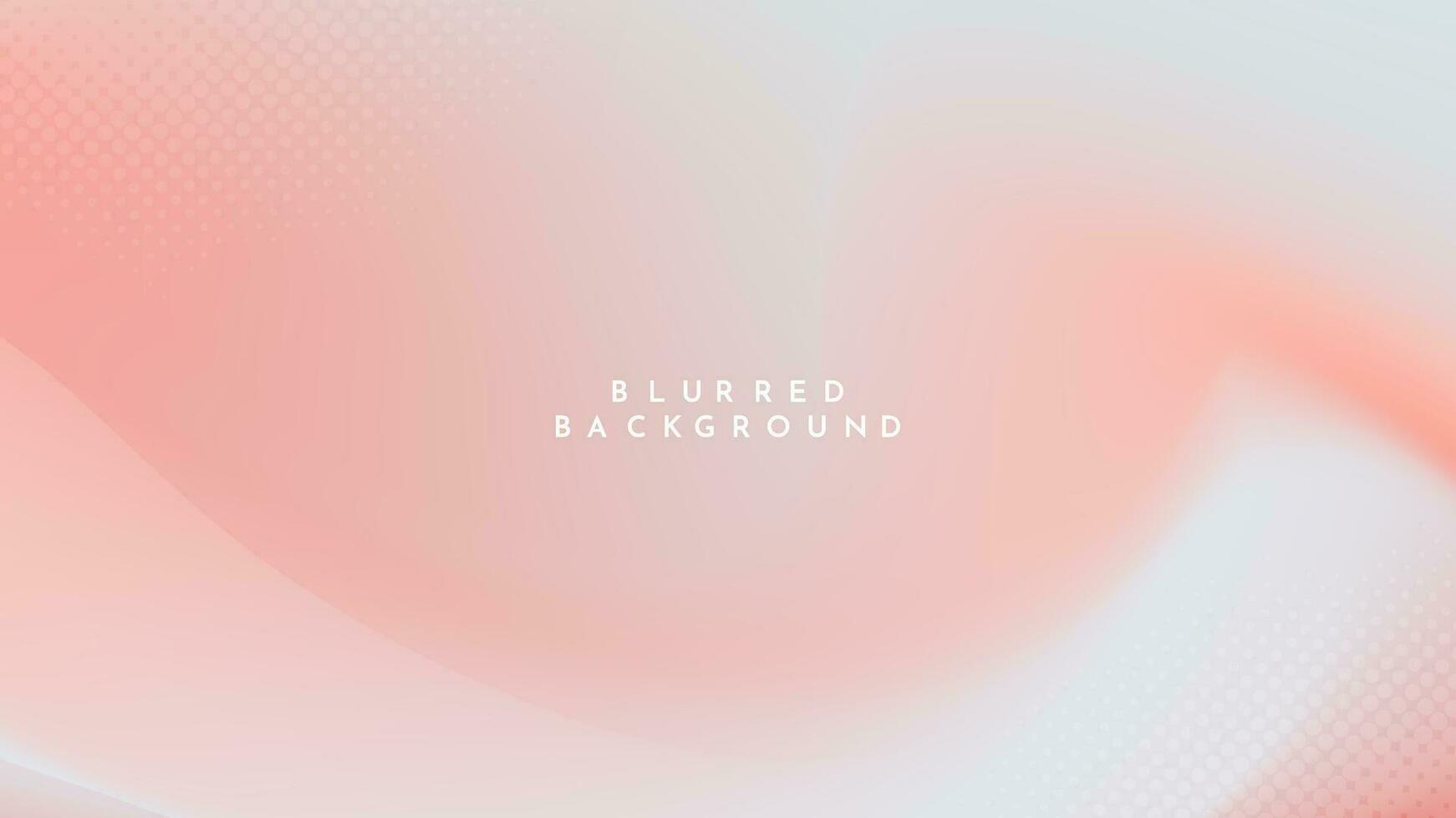 Gradient blurred background in shades of pink and white. Ideal for web banners, social media posts, or any design project that requires a calming backdrop vector