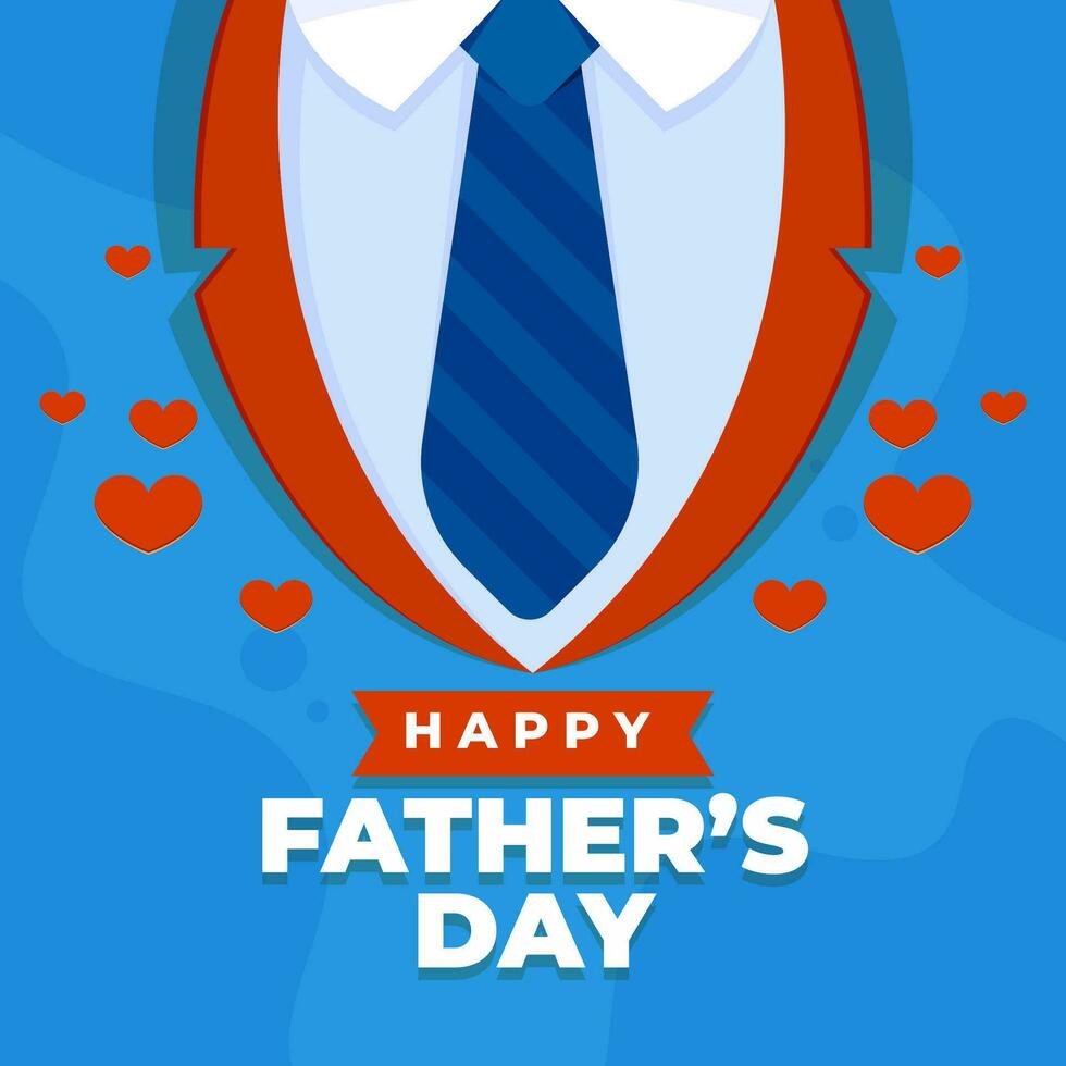Happy Father's Day illustration vector background. Vector eps 10