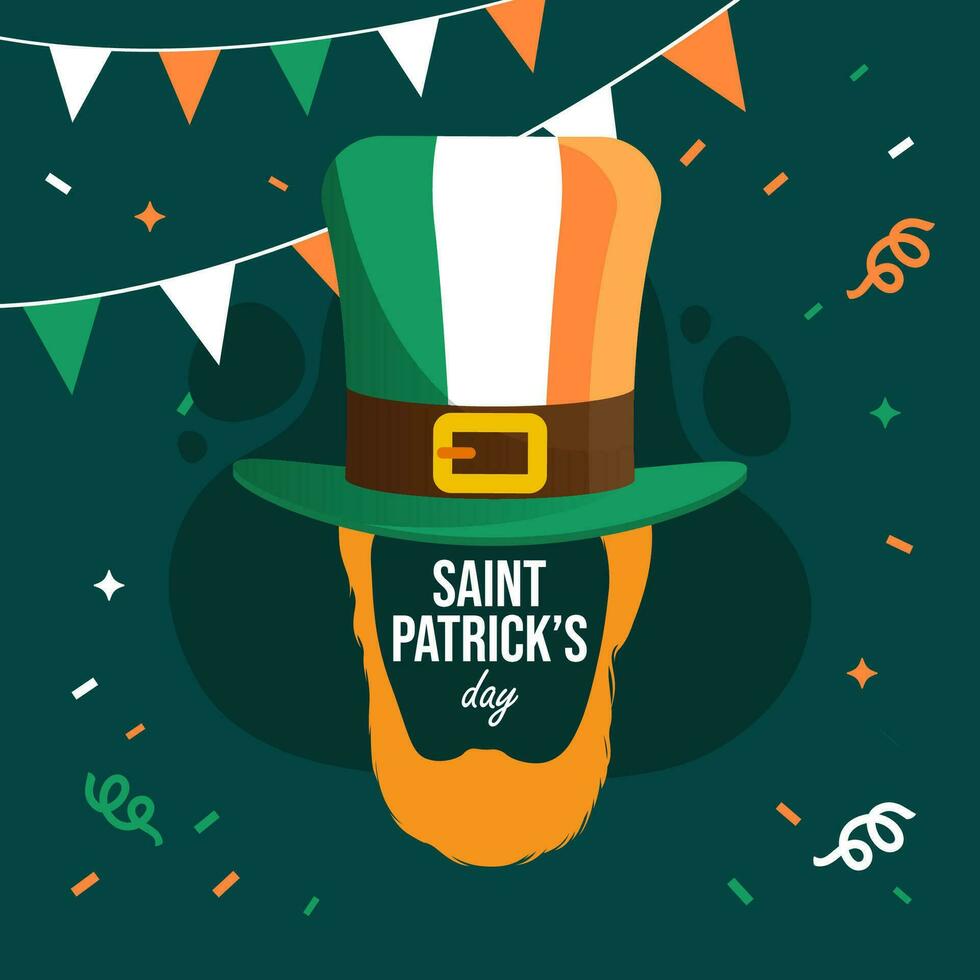 St. Patrick's Day illustration vector background. Vector eps 10