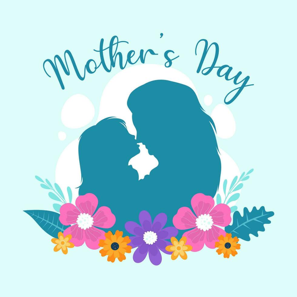 Mother's Day illustration vector background. Vector eps 10