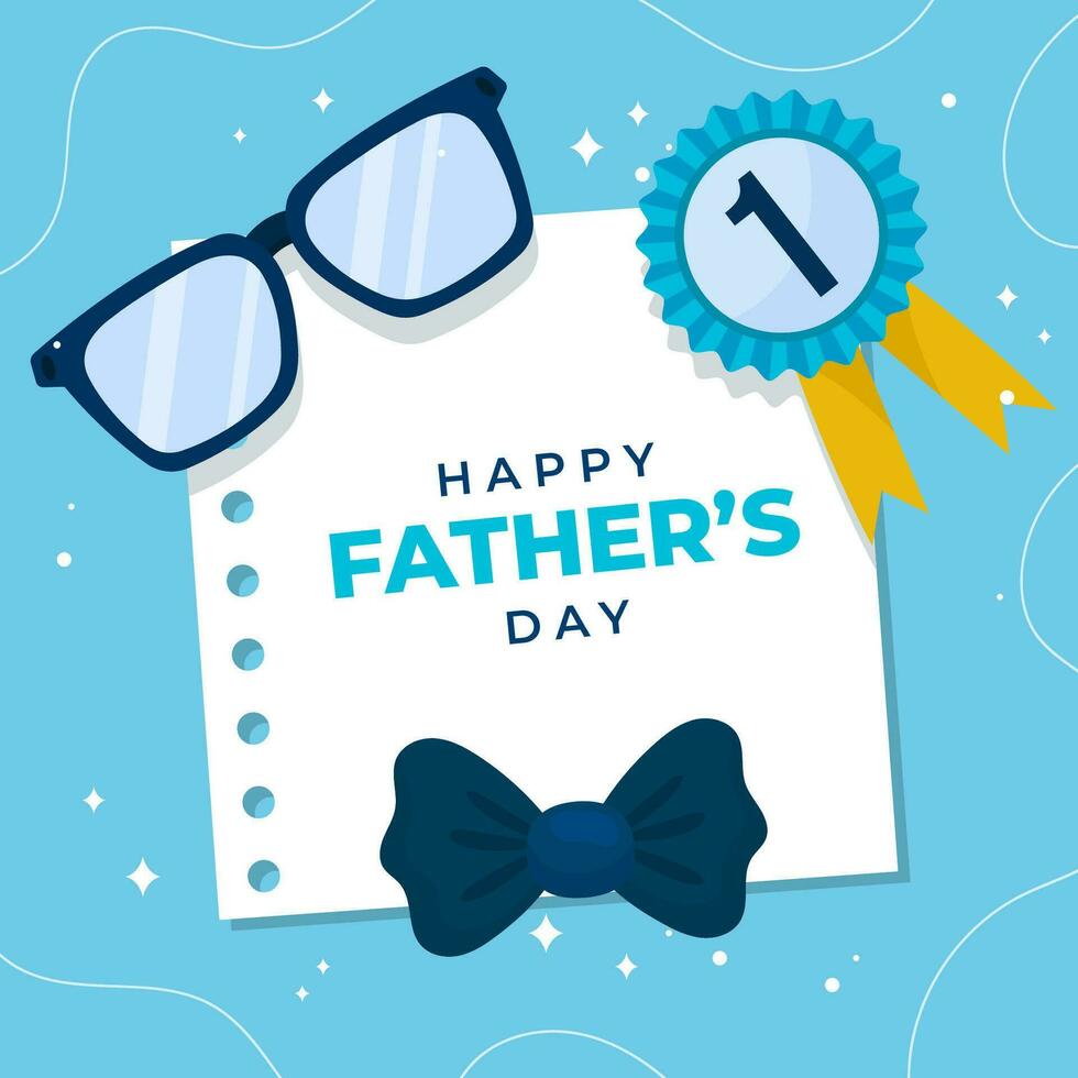 Happy Father's Day illustration vector background. Vector eps 10