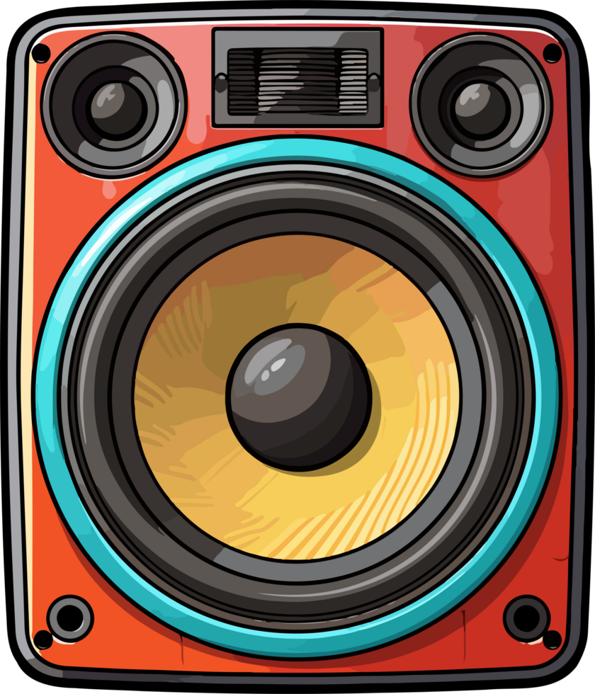 ai generado audio altavoz clipart diseño ilustración png