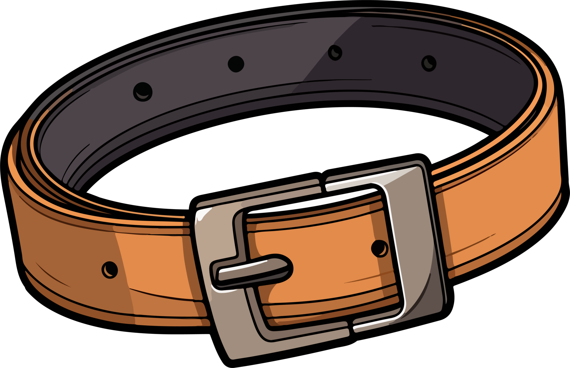 AI generated Leather belt clipart design illustration 36519062 PNG