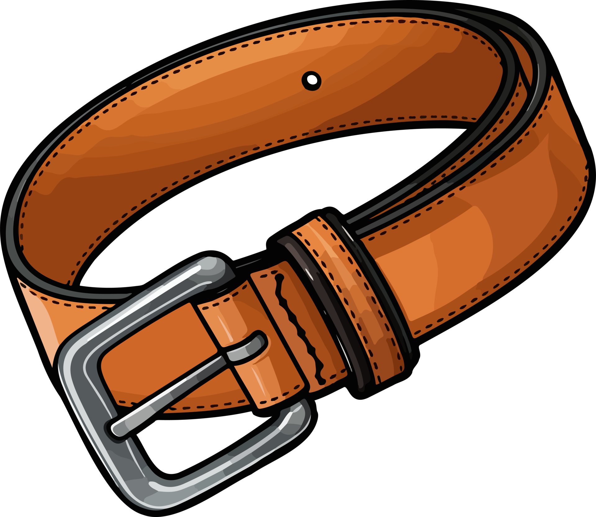 AI generated Leather belt clipart design illustration 36519068 PNG