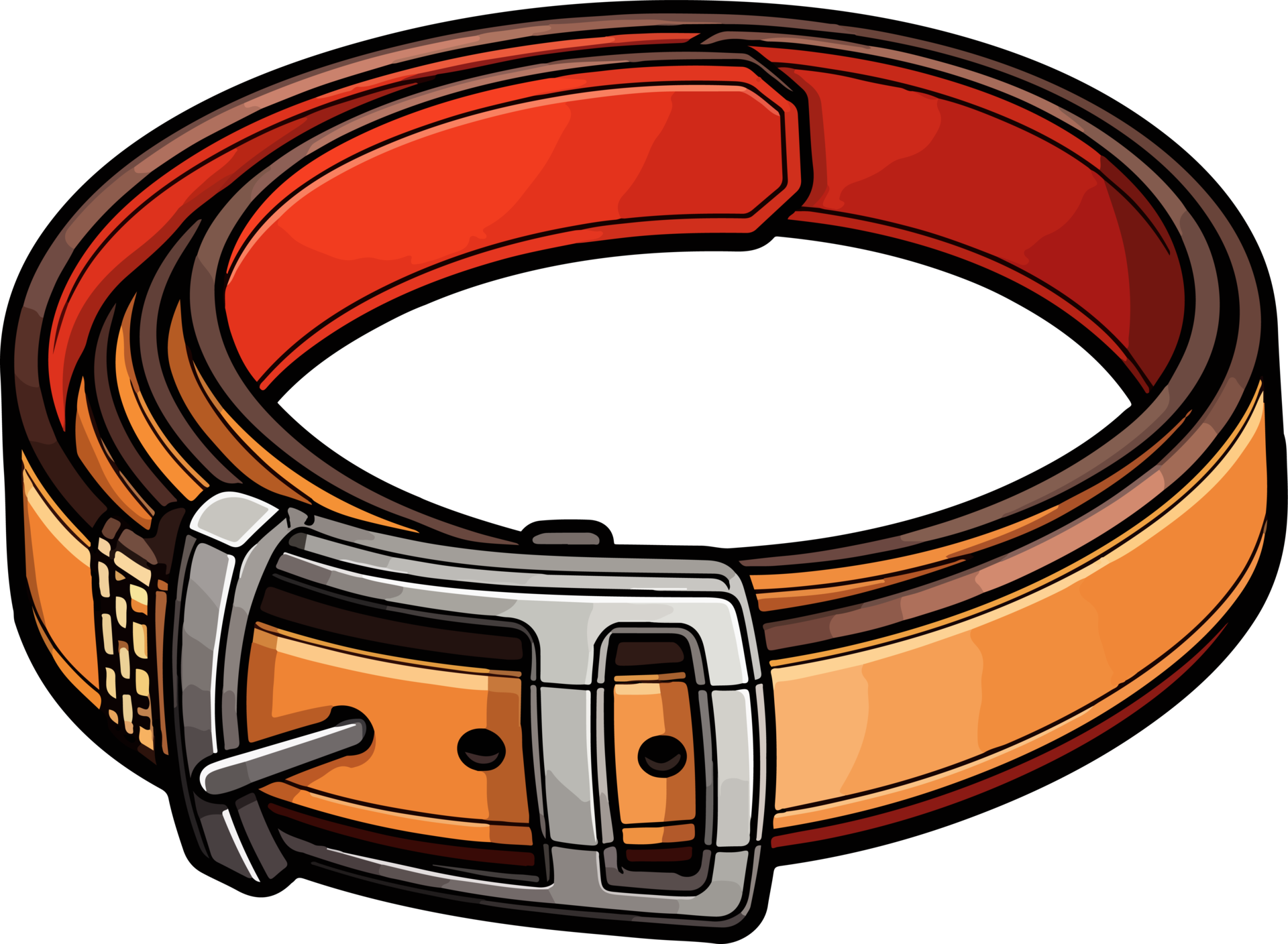 AI generated Leather belt clipart design illustration 36519072 PNG