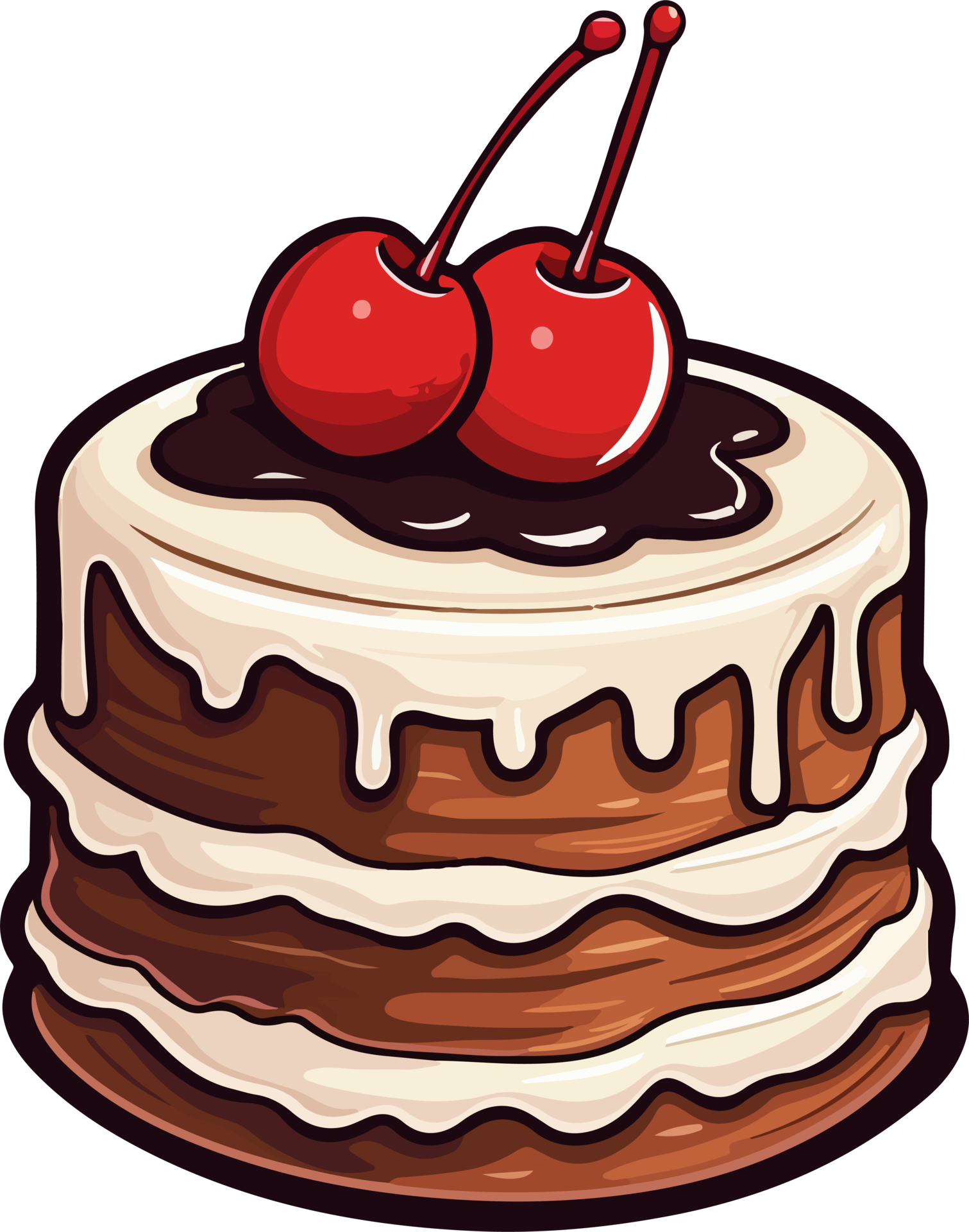 AI generated Cake slice clipart design illustration 36519340 PNG