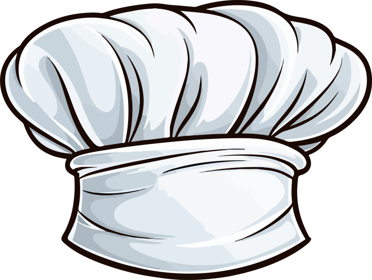 ai gerado chefe de cozinha chapéu clipart Projeto ilustração png