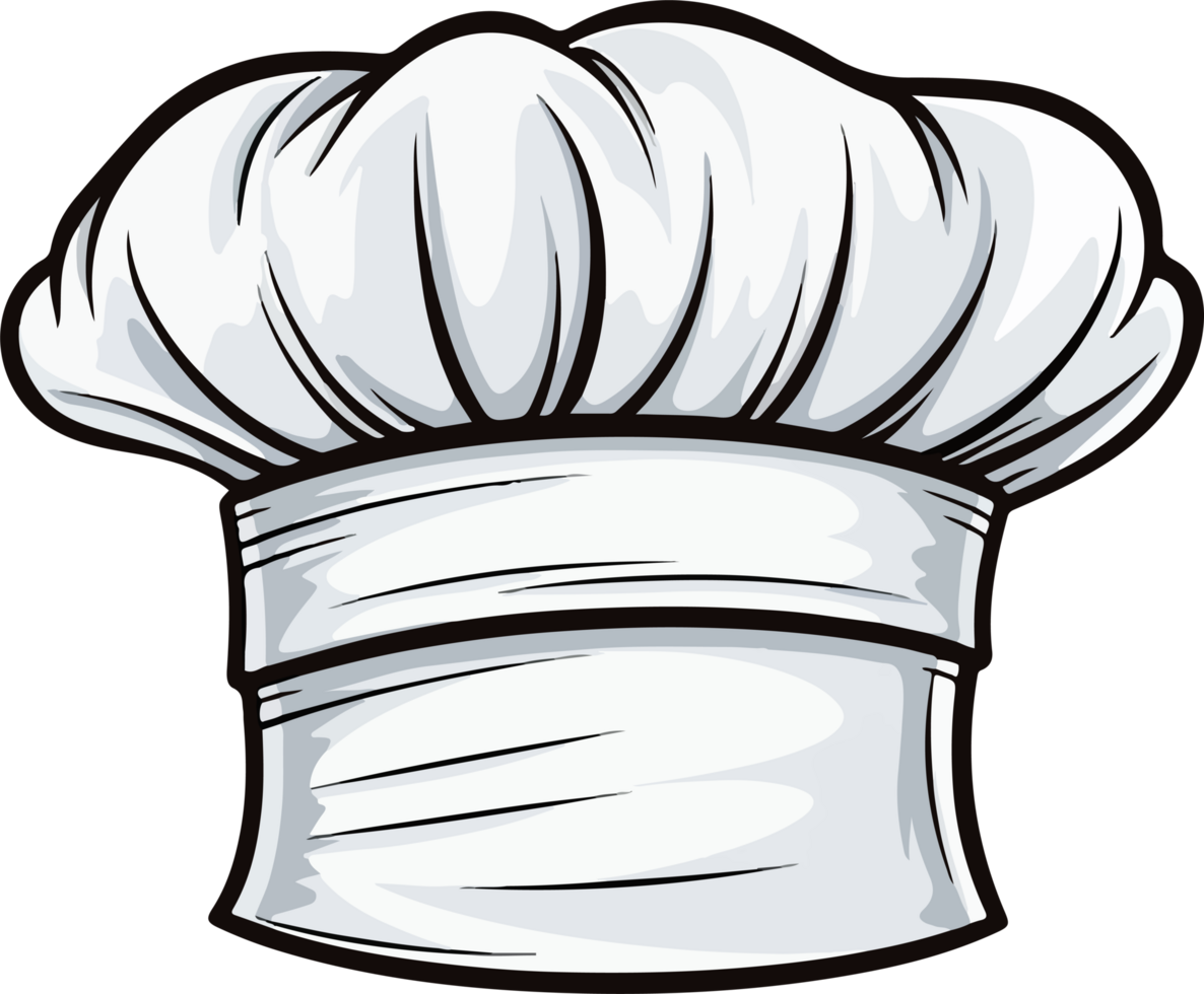 AI generated Chef hat clipart design illustration png